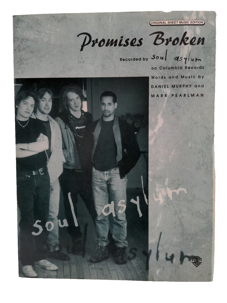 Promises Broken Sheet Music Soul Asylum Piano Guitar Voice 90s Rock & Roll F4Q