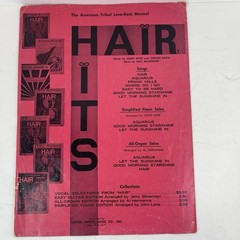 Vintage Sheet Music Lot Janis Joplin PeggyLee Elton John McCartney HAIR Rock 60s