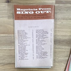 Oak Publications Lot of 6 Sing Out! Folk Song Books for Acoustic Guitar
