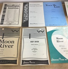 Octavo Choir Sheet Music Lot of 34 Popular Choral SATB Vintage 1930s -1970s