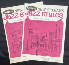 Vtg Sheet Music, More New Orleans Jazz Styles, Gillock 2 copies – ships free