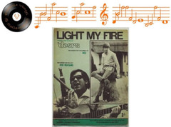 The Doors Light My Fire 1967 Sheet Music – Rare