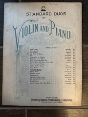 Lot of 11 Vintage Sheet Music for Violin and Piano Sheet Music 1905-1955