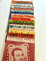 Vintage 1940&rsquo;s Sheet Music Lot of 60 Pieces Mixed Good Condition