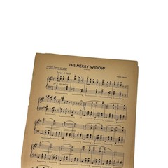 Merry Widow Waltz Piano Solo Sheet Music Franz Lehar