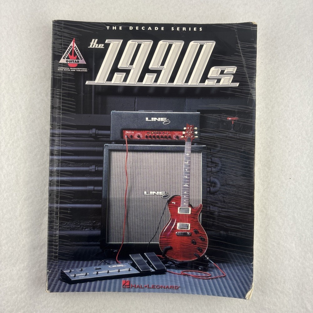 The Decade Series: The 1990s Music Book Hal Leonard Guitar Songbook Rock & More
