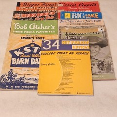 Vintage Songbook Lot of 11 Multiple Genres Bob Atcher Wayne King Broadway