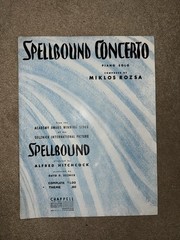 Spellbound Concerto 1945 – Miklós Rózsa – Hitchcock Film Sheet Music – Chappell
