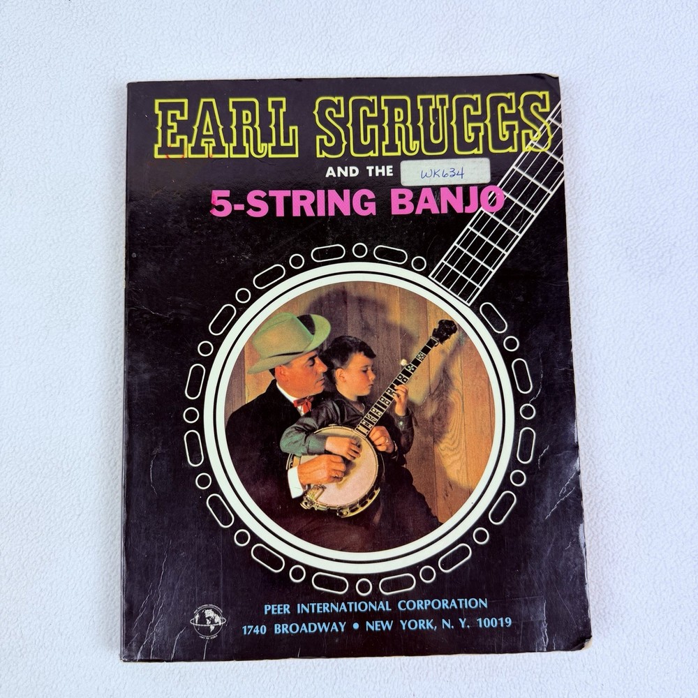 Earl Scruggs 5-String Banjo Instruction Book Peer International