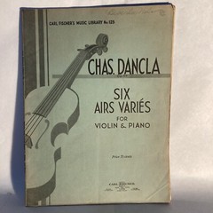Chas. Dancla Op,89 Six Airs Varies for Violin & Piano Sheet Music – Carl Fisher