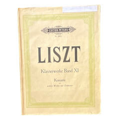 Franz Liszt Piano Concertos Sheet Music Edition Peters MPN 3602c
