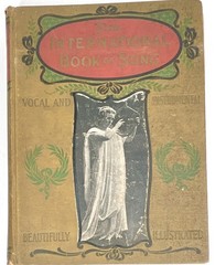 Antique 1901 International Book of Song Hardcover Sheet Music Book Inscription