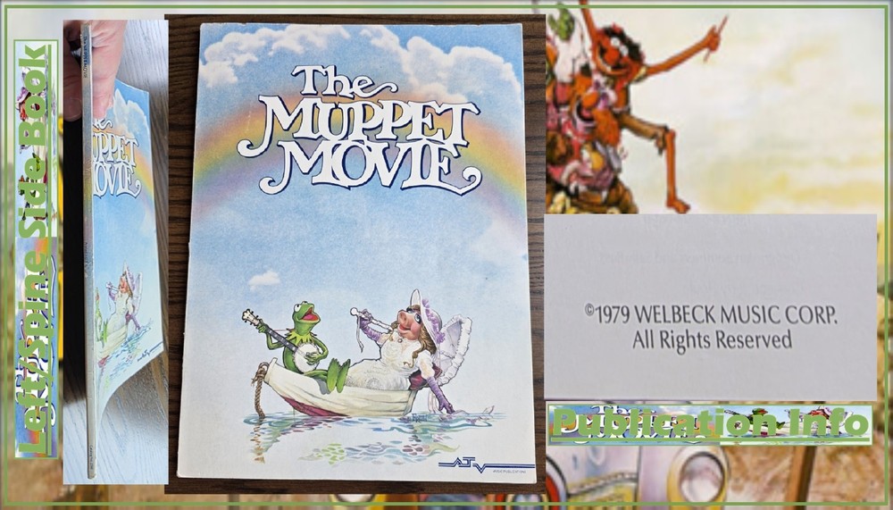 The Muppet Movie Notes Chords Lyrics Book ATV RARE (Cherry Lane Music, 1979)
