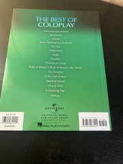The Best of Coldplay easy piano Sheet Music 13 songs songbook