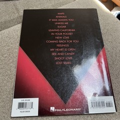 Maroon 5 V Sheet Music Songbook (3) Overexposed Piano Vocals Guitar Hal Leonard