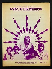 1969 Early In The Morning Vanity Fare Leander Piano Vocal Vintage Sheet Music