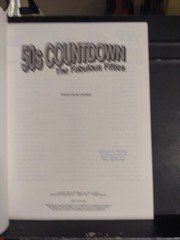 1950&rsquo;s 50&rsquo;s Countdown Songbook The Fabulous Fifties Pop Rock Piano Guitar New!!