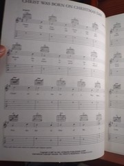 Christmas Guitar Tab Songbook Tablature 1987 Very Good Condition