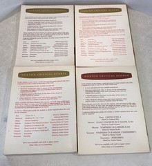 NORTON CRITICAL SCORES Bach, Berlioz, Mozart, Beethoven LOT OF 4 Paperbacks VG+