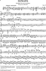 Sonata for Piano and Violin in A Major Op. 47 (Kreutzer-Sonata)