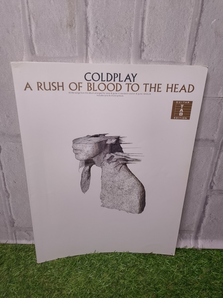 Coldplay A rush of blood to the head song book Guitar tab edition