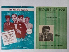 Vintage Show Tunes & Movie Sheet Music Button and Bows Trolley Song + more Look