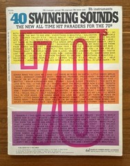 Bb Instruments Sheet Music 40 Swinging Sounds 1970s Trumpet Clarinet Sax