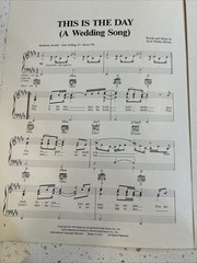 Scott Wesley Brown This Is The Day A Wedding Song Sheet Music Vintage 1978