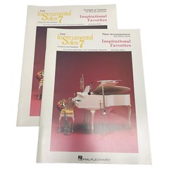 Easy Instrumental Solos 7 Inspirational Favorites Piano Trumpet Clarinet B flat
