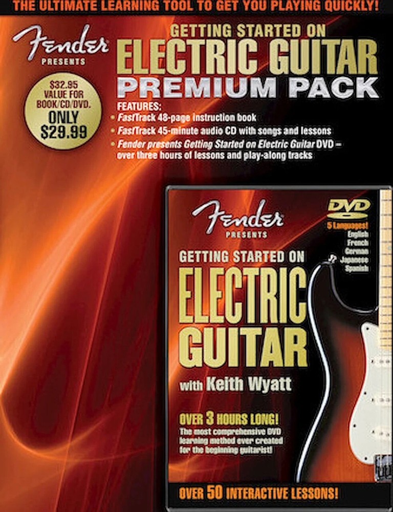 Fender Presents Getting Started on Electric Guitar – Premium Pack