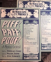 BB 1904 11×14 Revue Musical PIFF! PAFF! POUF! 3-pack