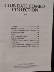 Bass Guitar Songbook Club Date Combo Collection Dave Wolpe 1993 Very Good Cond.