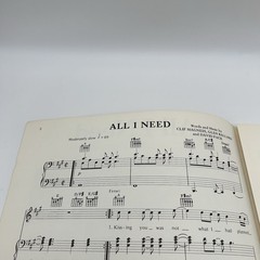 Jack Wagner – All I Need (Sheet Music, Piano Vocal Guitar, 1984, Columbia)