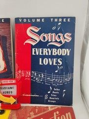 4 VINTAGE 40s-50s SINGSPIRATION GOSPEL SONG BOOKS. Alfred B. Smith. Zondervan.