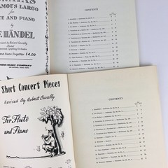 Solos For The Debutante Flutist & Piano Accompaniment Song Book Sheet Music B436