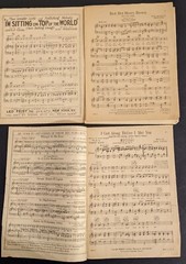 1924 1925 1944 (2) Vintage Lot of 4 Sheet Lyrics Words Music