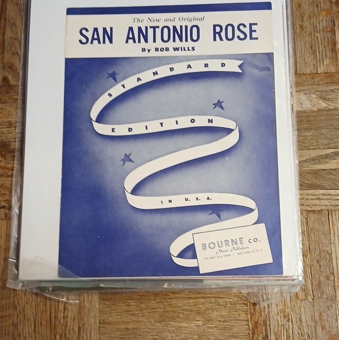 San Antonio Rose Sheet Music by Bob Wills Standard Edition Bourne Co.