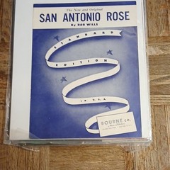 San Antonio Rose Sheet Music by Bob Wills Standard Edition Bourne Co.