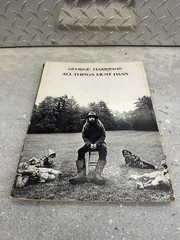 1970 GEORGE HARRISON ALL THINGS MUST PASS SHEET MUSIC Lyrics BOOK NO Poster
