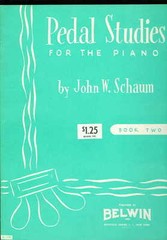 Pedal Studies for the Piano Instruction Book #2 by John W Schaum