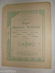 1896 National Anthems America Austria England France Germany Russia Spain Sweden