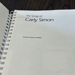 The Songs Of Carly Simon Songbook 1990 Spiral Book Piano Vocals Chords