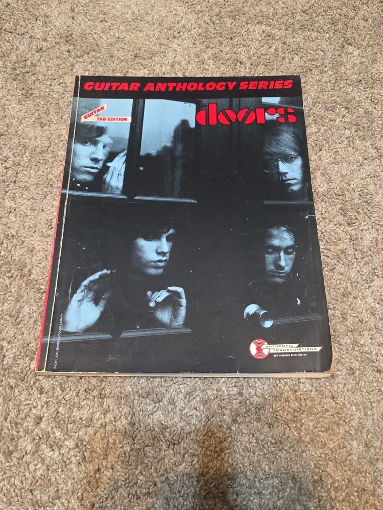 THE DOORS Guitar Anthology Series SONGBOOK (1990) Guitar Tab Edition 112 pages