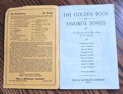 Vintage The Golden Book of Favorite Songs 1951 Treasury of America 128 Pages
