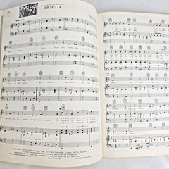 The Fabulous Golden 40 Song Book Piano Vocal Guitar Pop Music Photos Vintage