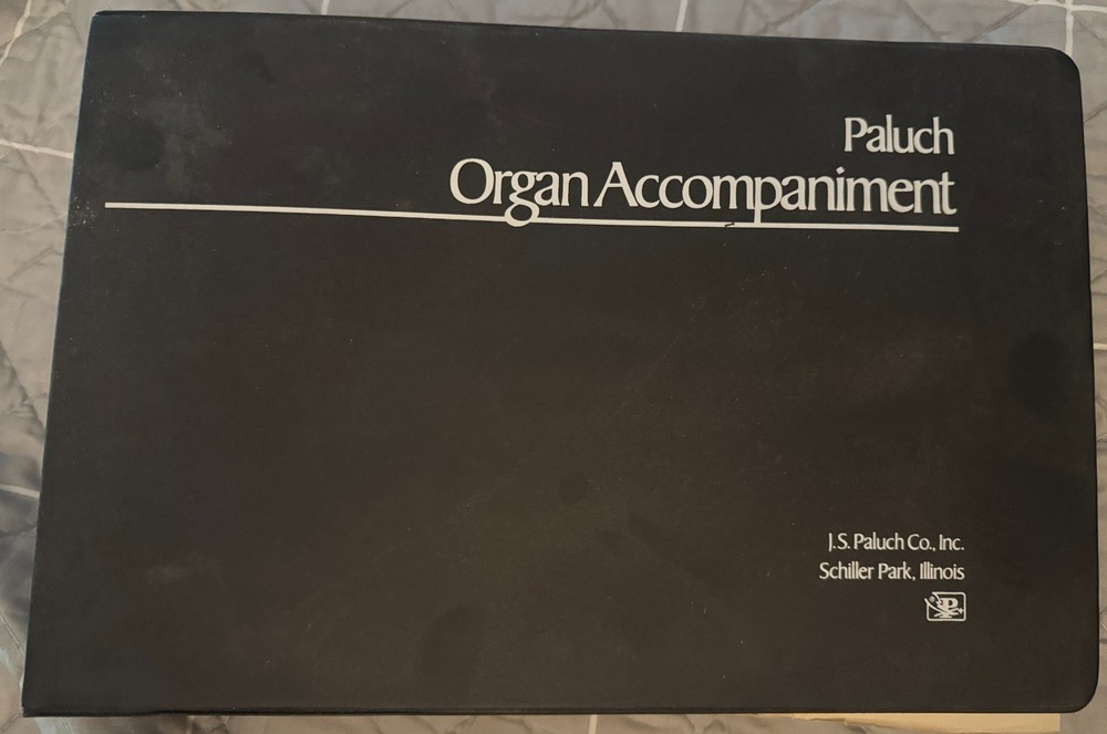 JS Paluch Organ Accompaniment Binder Catholic Hymnal Music Hardcover 3-Ring