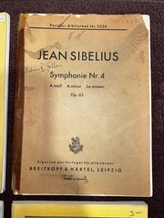 MULTIPLE MINIATURE ORCHESTRA SCORES 2 SIGNED BY EDWIN P. CHILDS READ DESCRIPTION