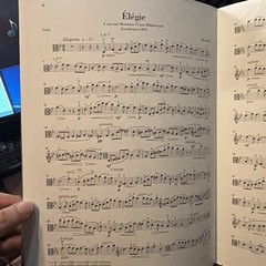 Elegie op 44 – Viola and piano – urtext – score, Glasunow, Rahmer*-