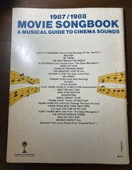 Vintage Movie Songbook Lot 1986-1988 Piano Sheet Music 80s Soundtrack Top Gun