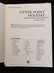 Otter Point Holiday Robert Sheldon Concert Band Score Parts Grade 4 Alfred